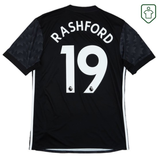 Maglia retrò trasferta uomo Manchester United 2017/18 Rashford #19 Maglia retrò trasferta uomo Manchester United 2017/18 Rashford #19