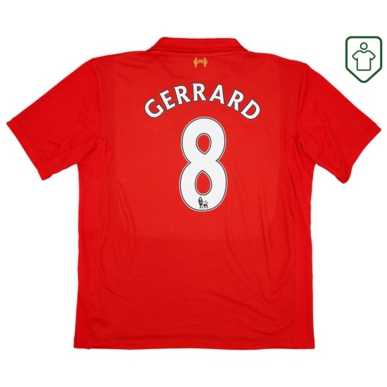 Maglia retrò casa uomo Liverpool 2012/13 Gerrard #8 Maglia retrò casa uomo Liverpool 2012/13 Gerrard #8
