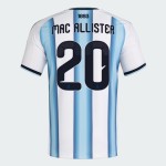 Maglia Ufficiale Casa Argentina 2026 Uomo MAC ALLISTER #20 Maglia Ufficiale Casa Argentina 2026 Uomo MAC ALLISTER #20