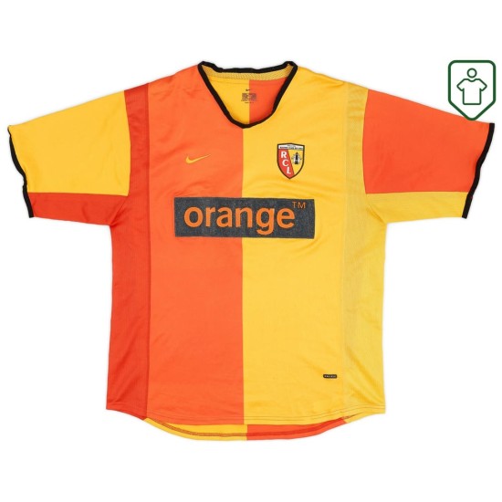 Uomo Maglia retro casa RC Lens 2001/02 Uomo Maglia retro casa RC Lens 2001/02