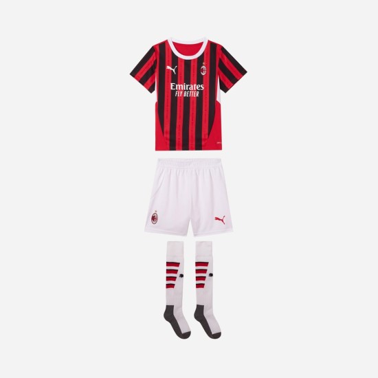 Kit Milan Bambino 2024/25 Casa Kit Milan Bambino 2024/25 Casa