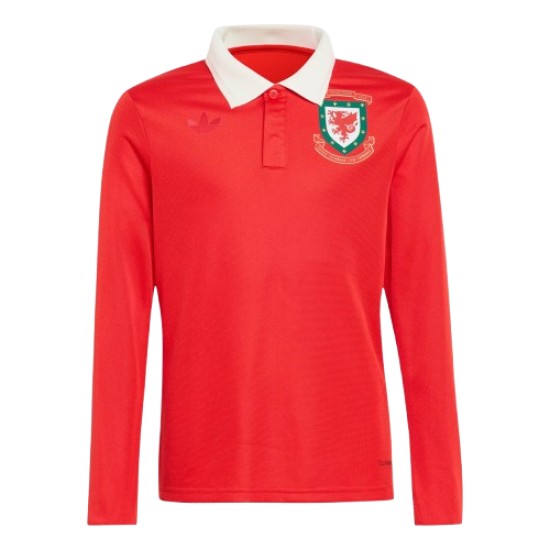 Bambino Galles 2025/26 Maglia Manica Lunga 150° Anniversario Bambino Galles 2025/26 Maglia Manica Lunga 150° Anniversario
