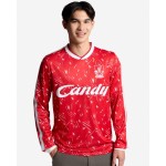 Maglia Retrò Casa Candy Manica Lunga Liverpool Bambino 1989/91 Maglia Retrò Casa Candy Manica Lunga Liverpool Bambino 1989/91