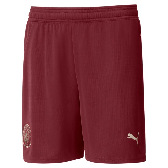 Pantaloncini Casa Manchester City Bambino 2024/25 - Rosso