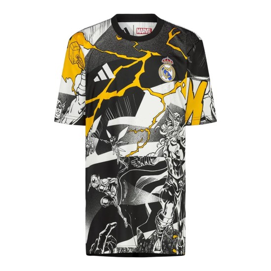 Maglia da riscaldamento Real Madrid Marvel Terza 2025/26 Uomo Maglia da riscaldamento Real Madrid Marvel Terza 2025/26 Uomo