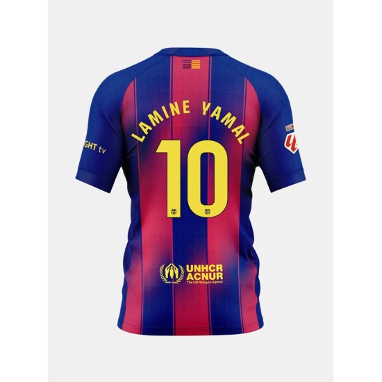 Maglia casa FC Barcelona x Ed Sheeran 2025/26 – LAMINE YAMAL #10 per bambini Maglia casa FC Barcelona x Ed Sheeran 2025/26 – LAMINE YAMAL #10 per bambini