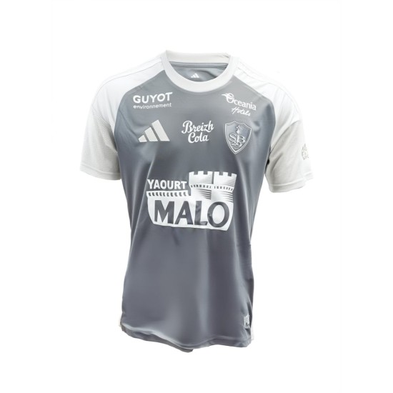 Bambino Brest 2025/26 Maglia Trasferta - Grigia