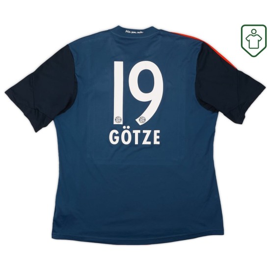 Maglia retrò Bayern Monaco 2013/14 Uomo Götze #19 Maglia retrò Bayern Monaco 2013/14 Uomo Götze #19
