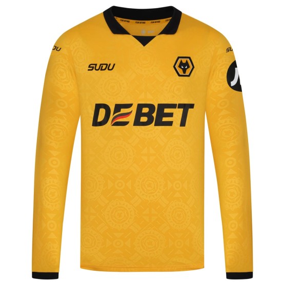 Maglia Manica Lunga Casa 2025/26 Wolverhampton Wanderers Bambino Maglia Manica Lunga Casa 2025/26 Wolverhampton Wanderers Bambino