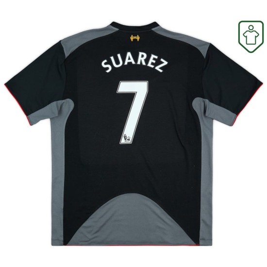 Maglia retrò trasferta uomo Liverpool 2012/13 Suarez #7 Maglia retrò trasferta uomo Liverpool 2012/13 Suarez #7