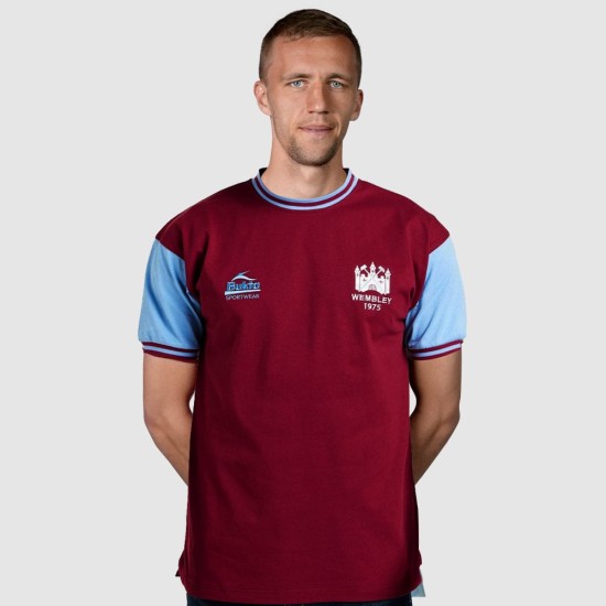 Maglia Retrò Finale Coppa Bukta West Ham United Bambino 1975 Maglia Retrò Finale Coppa Bukta West Ham United Bambino 1975
