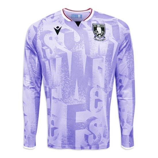 Maglia da trasferta manica lunga 2025/26 dello Sheffield Wednesday da bambino Maglia da trasferta manica lunga 2025/26 dello Sheffield Wednesday da bambino