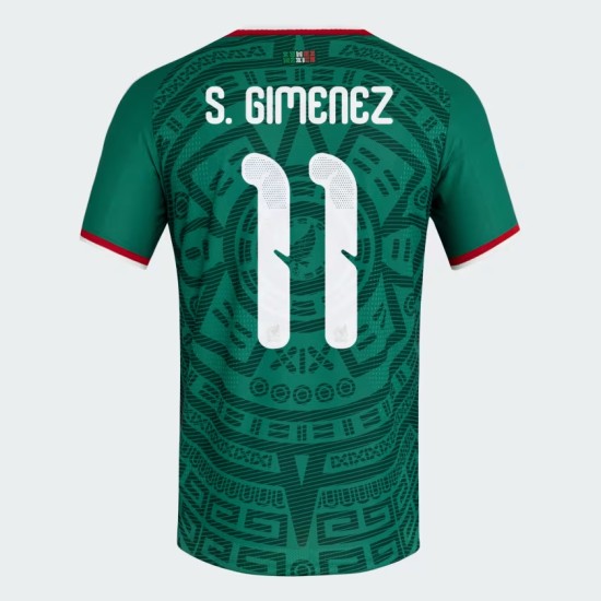 Maglia Ufficiale Casa Messico 2026 Donna S. GIMENEZ #11 Maglia Ufficiale Casa Messico 2026 Donna S. GIMENEZ #11