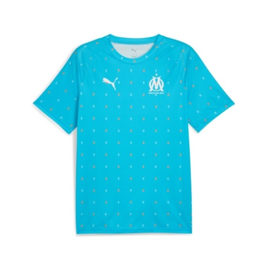 Bambino OM 2025/26 Terza Maglia Prepartita - Azzurro
