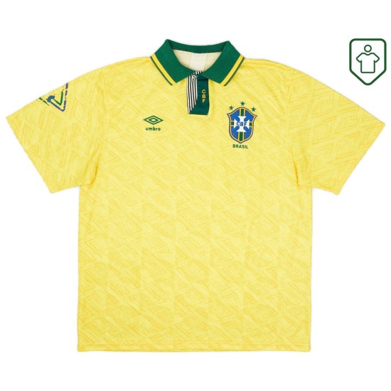 Maglia retrò Brasile 1992/93 casa da uomo