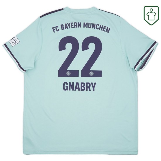 Maglia retrò Bayern Monaco 2018/19 Trasferta Uomo Gnabry #22 Maglia retrò Bayern Monaco 2018/19 Trasferta Uomo Gnabry #22