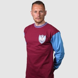 Maglia Retrò FA Cup Manica Lunga West Ham United Bambino 1964 Maglia Retrò FA Cup Manica Lunga West Ham United Bambino 1964