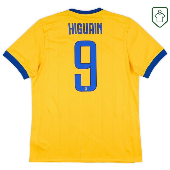 Maglia retrò Juventus 2017/18 Trasferta Uomo Higuain #9 Maglia retrò Juventus 2017/18 Trasferta Uomo Higuain #9