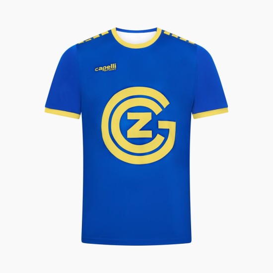 Maglia riscaldamento da trasferta Grasshopper Club Zurich 2024/25 Uomo Maglia riscaldamento da trasferta Grasshopper Club Zurich 2024/25 Uomo