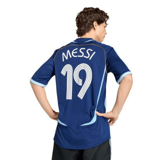 Maglia Retro Trasferta Argentina 2006 Bambino Messi #19 Maglia Retro Trasferta Argentina 2006 Bambino Messi #19