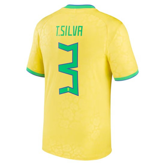 Maglia Bambino T.SILVA Brasile 2022/23 Casa Maglia Bambino T.SILVA Brasile 2022/23 Casa