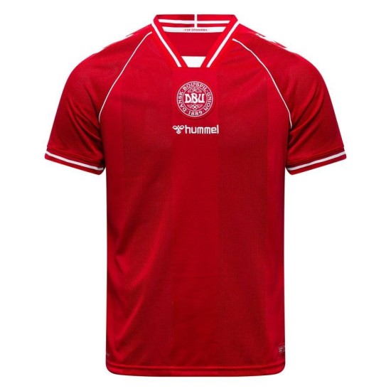 Maglia Mondiale 2026 Casa Danimarca Uomo Maglia Mondiale 2026 Casa Danimarca Uomo