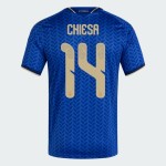 Maglia Ufficiale Casa Italia 2026 Donna CHIESA #14 Maglia Ufficiale Casa Italia 2026 Donna CHIESA #14