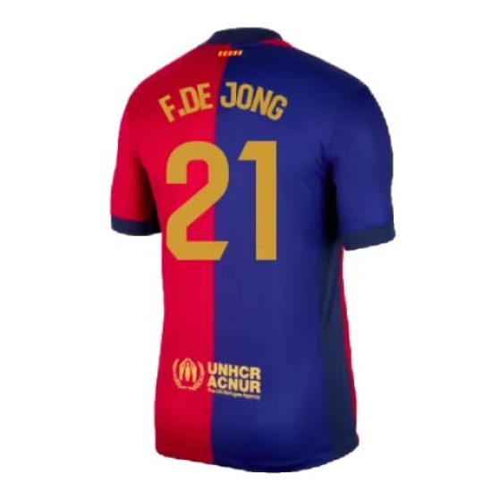 Maglia Casa F.DE JONG FC Barcelona 2024/25 Bambino Maglia Casa F.DE JONG FC Barcelona 2024/25 Bambino