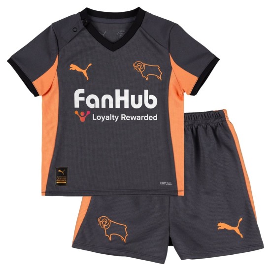 Kit trasferta Derby County 2025/26 bambino Kit trasferta Derby County 2025/26 bambino