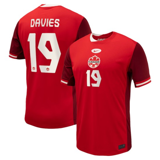 Maglia Casa Uomo DAVIES Canada 2024 Maglia Casa Uomo DAVIES Canada 2024