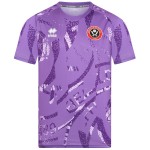 Maglia Riscaldamento Terza Bambino Sheffield United 2025/26 - Viola Maglia Riscaldamento Terza Bambino Sheffield United 2025/26 - Viola