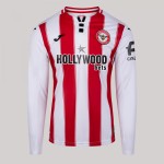 Maglia Casa Manica Lunga Bambino Brentford 2025/26 Maglia Casa Manica Lunga Bambino Brentford 2025/26