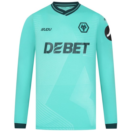 Uomo Maglia Manica Lunga Trasferta Wolverhampton Wanderers 2025/26 Uomo Maglia Manica Lunga Trasferta Wolverhampton Wanderers 2025/26