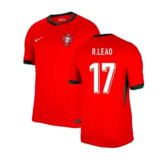 Maglia Casa Donne R.LEAO Portogallo 2024/25 Maglia Casa Donne R.LEAO Portogallo 2024/25