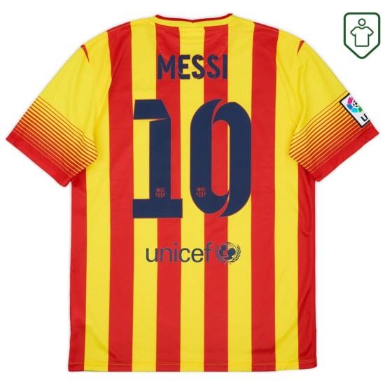Uomo Maglia retro trasferta FC Barcellona 2013/15 Messi #10 Uomo Maglia retro trasferta FC Barcellona 2013/15 Messi #10