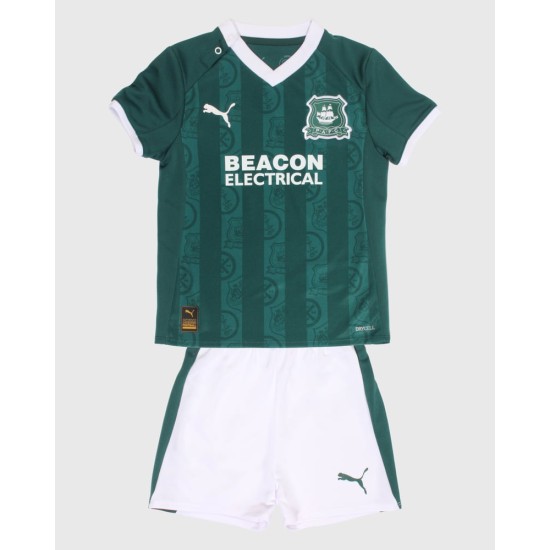 Bambino Plymouth Argyle 2025/26 Kit Casa Bambino Plymouth Argyle 2025/26 Kit Casa