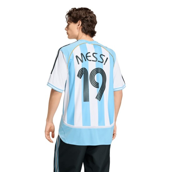 Maglia Retro Casa Argentina 2006 Uomo Messi #19 Maglia Retro Casa Argentina 2006 Uomo Messi #19