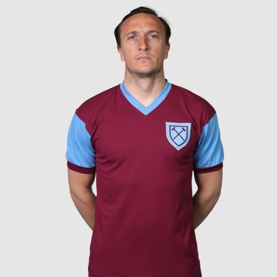 Maglia Retrò Prima Maglia Bobby Moore West Ham United Uomo 1958 #6 Maglia Retrò Prima Maglia Bobby Moore West Ham United Uomo 1958 #6