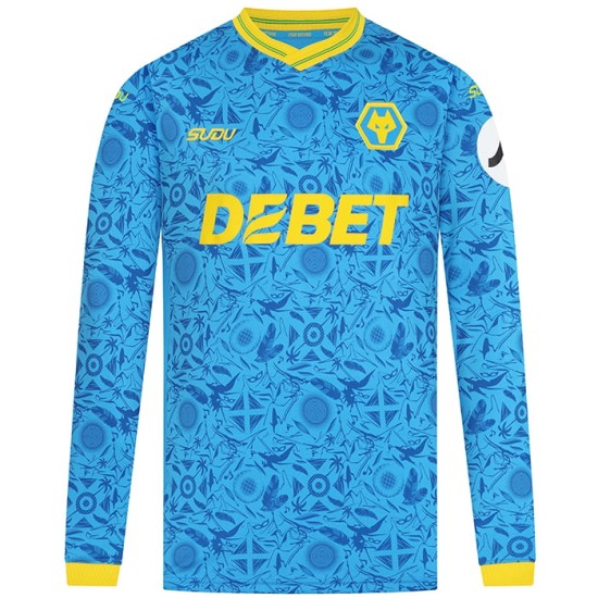 Donne Wolverhampton Wanderers 2025/26 Terza Maglia Manica Lunga Donne Wolverhampton Wanderers 2025/26 Terza Maglia Manica Lunga