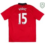 Maglia retrò casa uomo Manchester United 2013/14 Vidic #15 Maglia retrò casa uomo Manchester United 2013/14 Vidic #15