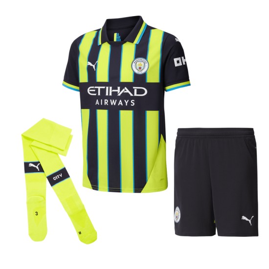 Kit Trasferta Manchester City Bambino 2024/25 Kit Trasferta Manchester City Bambino 2024/25
