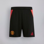 Pantaloncini Casa Manchester United Bambino 2024/25 - Nero