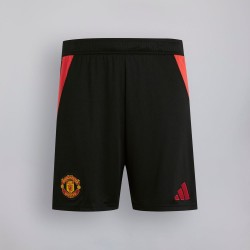 Pantaloncini Casa Manchester United Bambino 2024/25 - Nero
