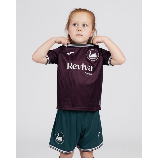Kit trasferta Swansea City 2025/26 bambino Kit trasferta Swansea City 2025/26 bambino