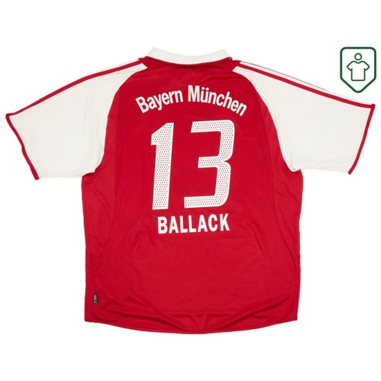 Maglia retrò Bayern Monaco 2003/04 Casa Uomo Ballack #13 Maglia retrò Bayern Monaco 2003/04 Casa Uomo Ballack #13