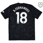 Maglia retrò terza uomo Manchester United 2019/20 B. Fernandes #18 Maglia retrò terza uomo Manchester United 2019/20 B. Fernandes #18
