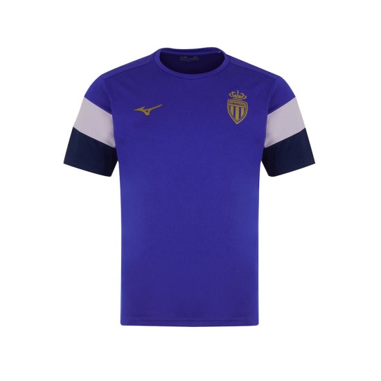 Uomo Maglia Pre-partita Terza AS Monaco 2025/26 - Blu Uomo Maglia Pre-partita Terza AS Monaco 2025/26 - Blu