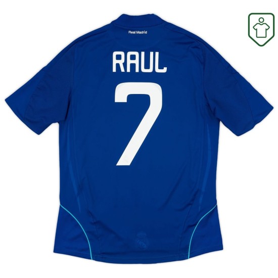 Uomo Maglia retro trasferta Real Madrid 2008/09 Raul #7 Uomo Maglia retro trasferta Real Madrid 2008/09 Raul #7