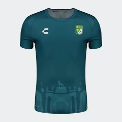 Uomo Club León 2024/25 Terza Prematch Maglia - Verde Uomo Club León 2024/25 Terza Prematch Maglia - Verde