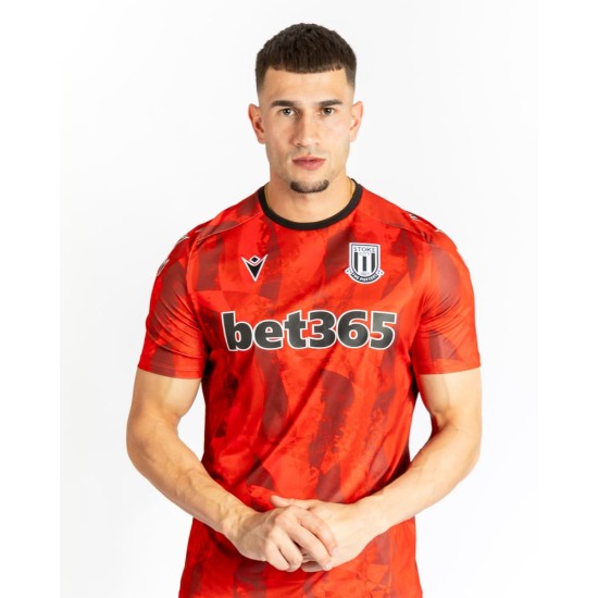 Maglia Riscaldamento Terza Stoke City 2025/26 Uomo Maglia Riscaldamento Terza Stoke City 2025/26 Uomo